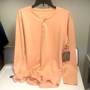 Bylt Basics drop-cut Henley shirt